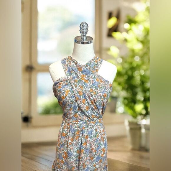 Veronica Beard Florencia $798 100% Silk Floral Maxi Size 12 - Picture 9 of 16